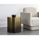 Dahlia 20 X 18 inch Gold Ombre End Table